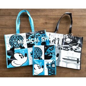 Disney Parks Walt Disney World Reusable Tote Bag Set